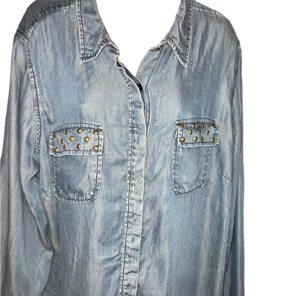 Cato Tops Cato Denim Button Down Shirt Poshmark